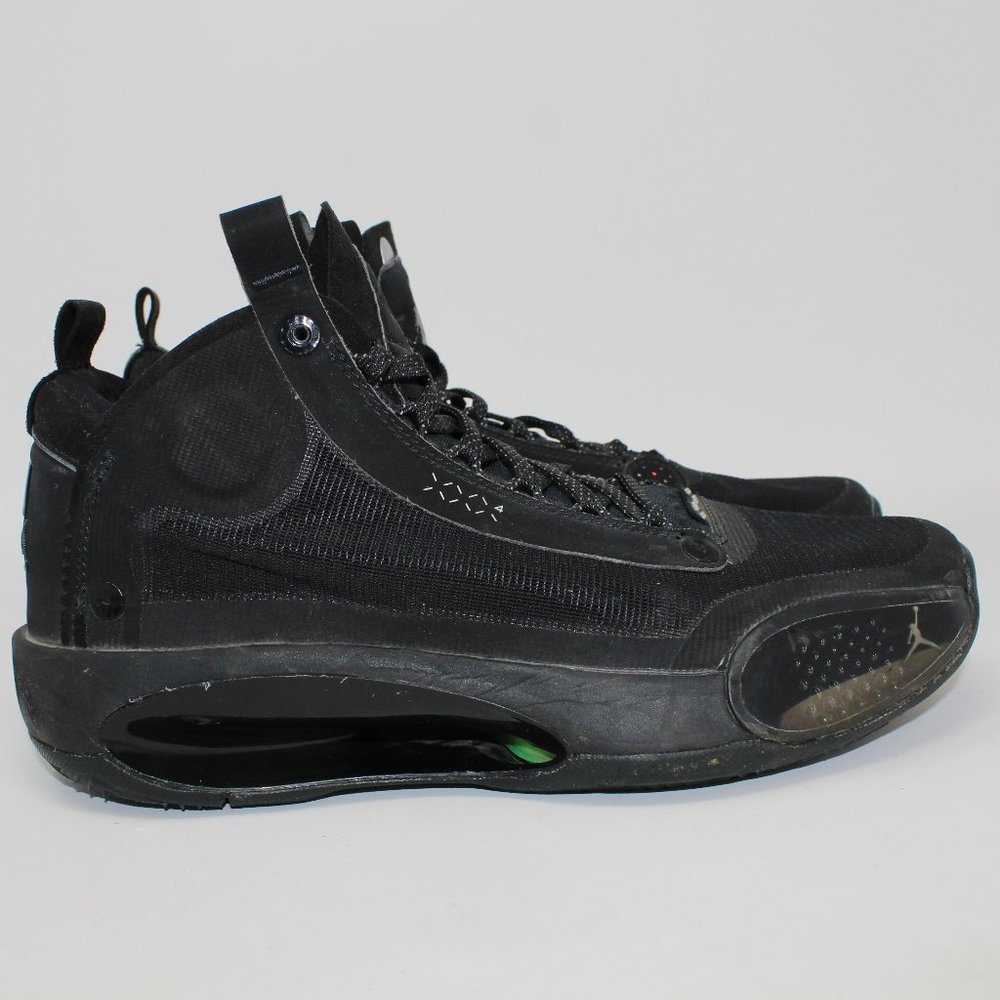 Nike Air Jordan 34 Black Cat sz 8 Basketball Shoes - Picture 1 of 10